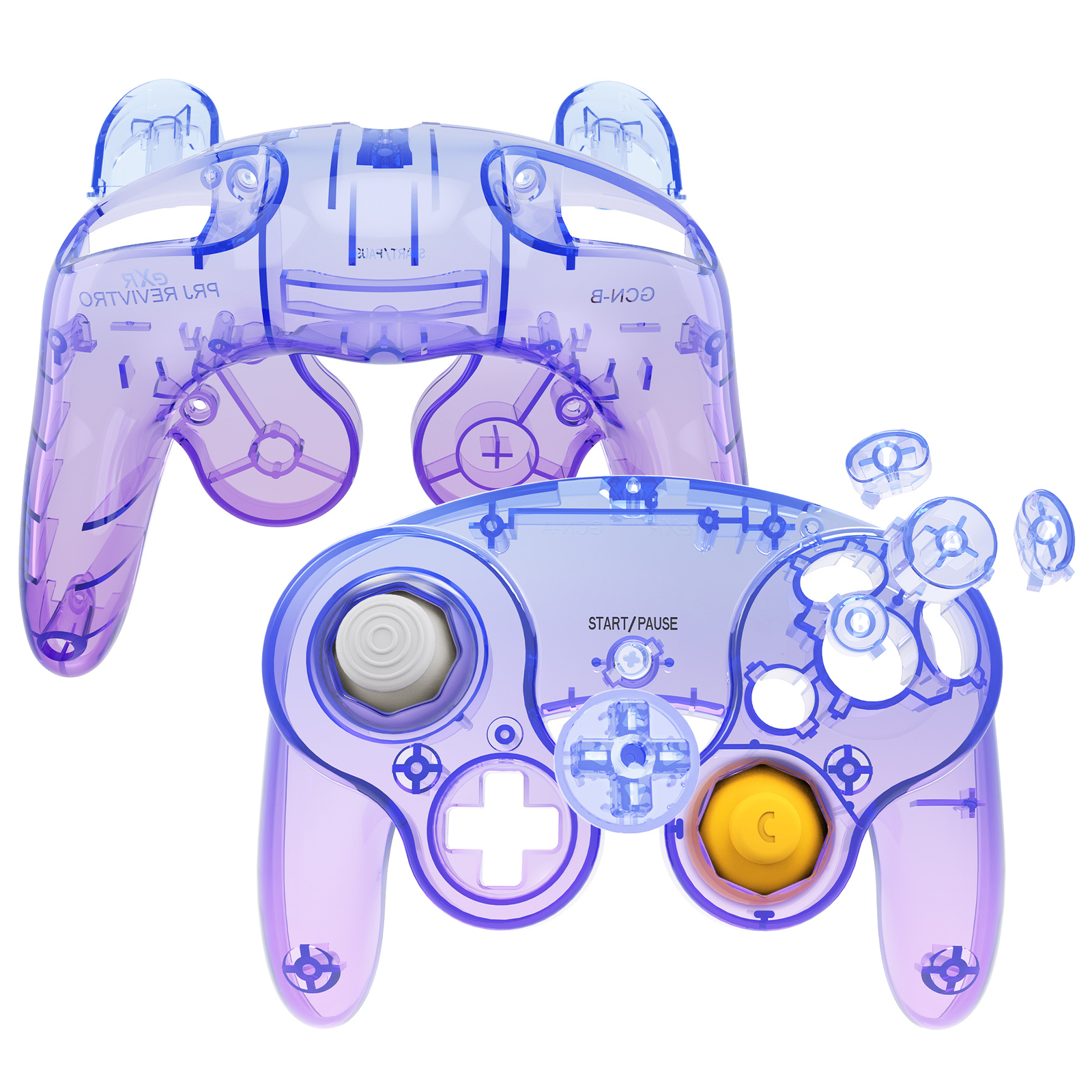 eXtremeRate Custom DIY Housing Shell Cover for Nintendo GameCube Controller