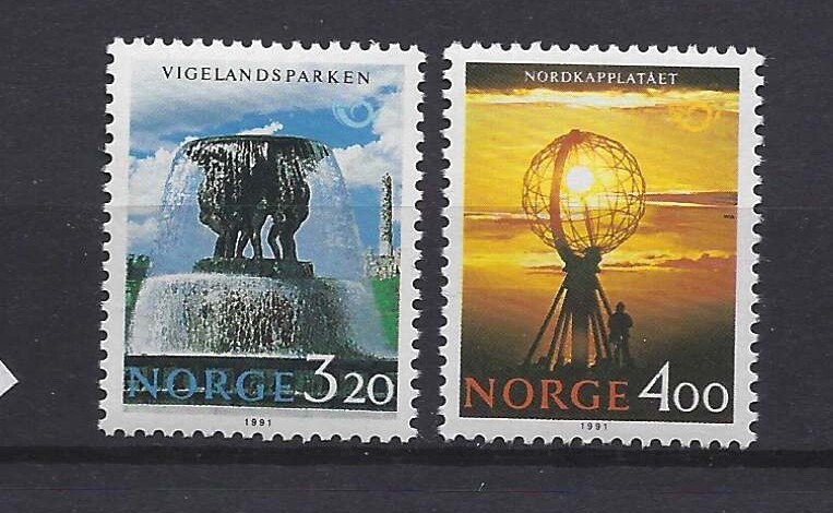 Norway 1991 NK 1117-18   SG MS1092-93  MNH Nordic countries
