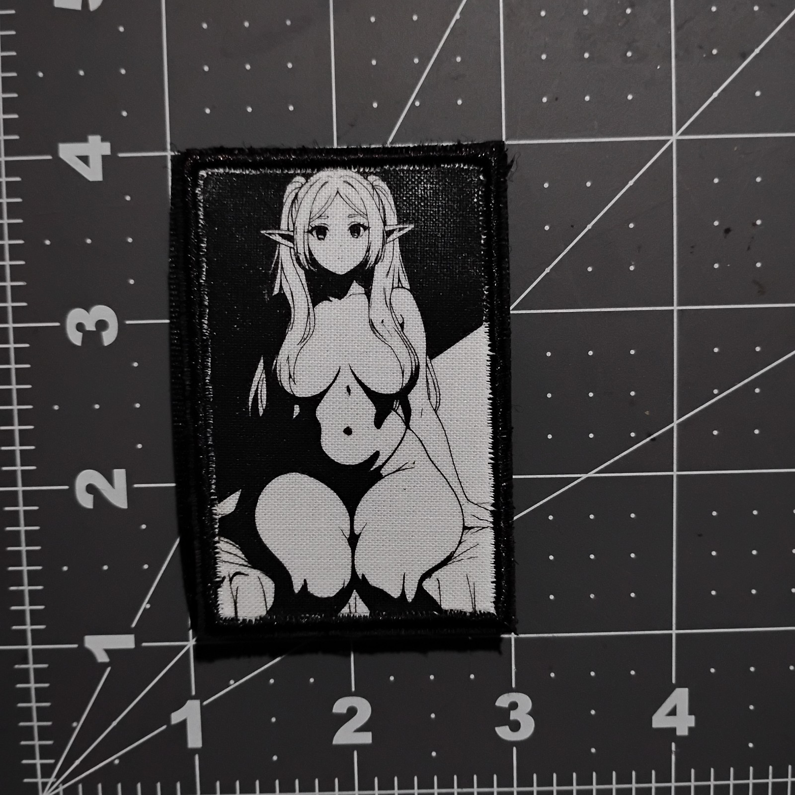 Anime Waifu Ecchi Tactical Moral Embroidered Hook And Loop Patch