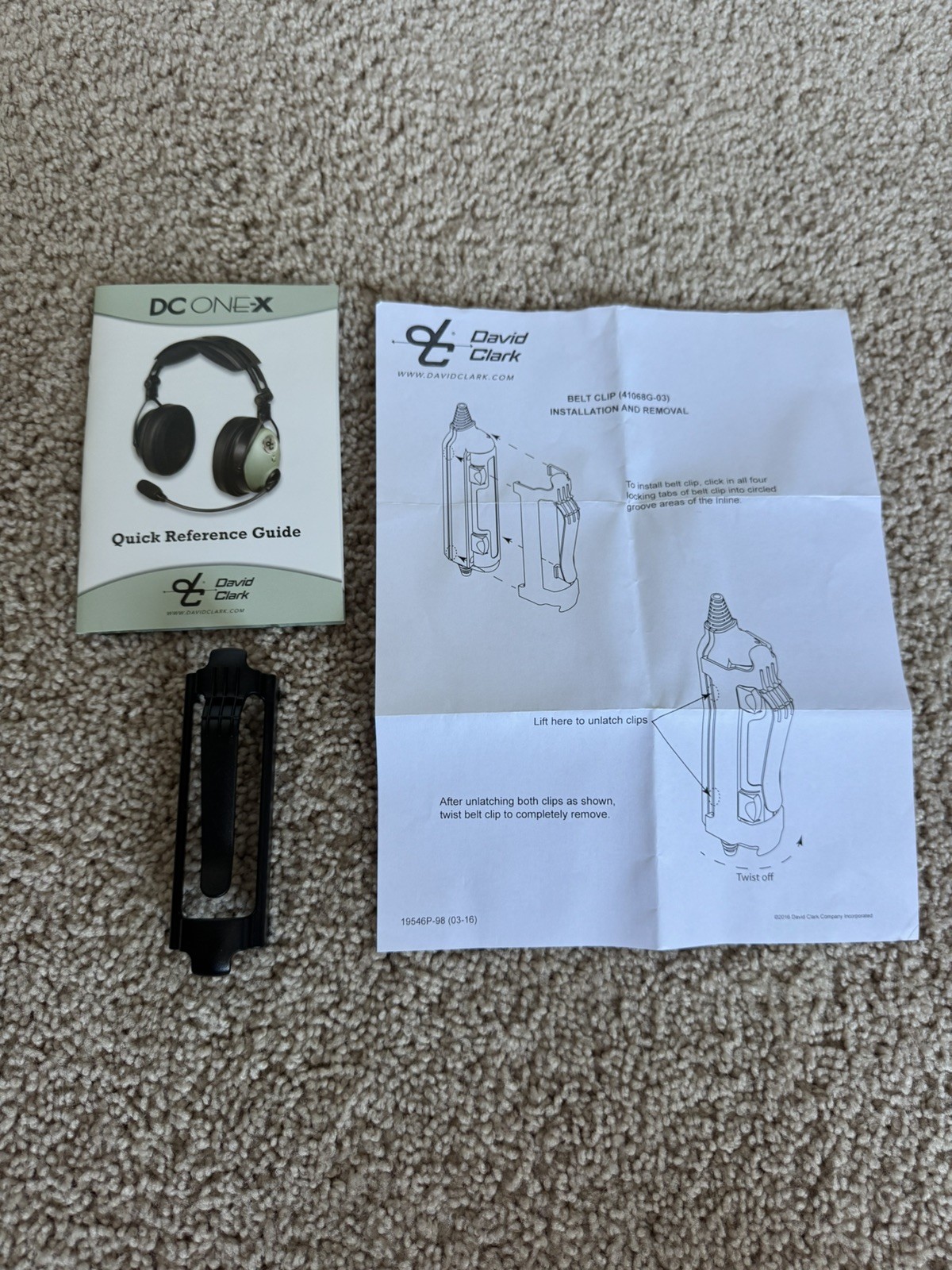 David Clark DC ONE-X ENC Headset