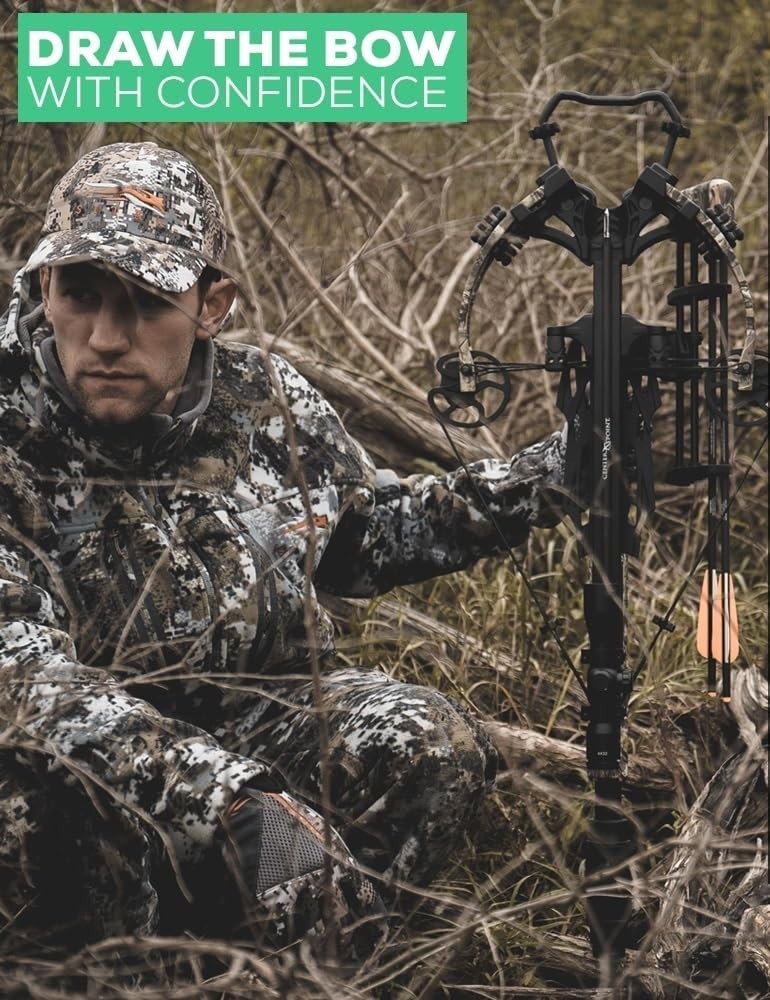 Crossbow Cocking Made Easy: AXCCRANK Power Draw with Unique Mounting System