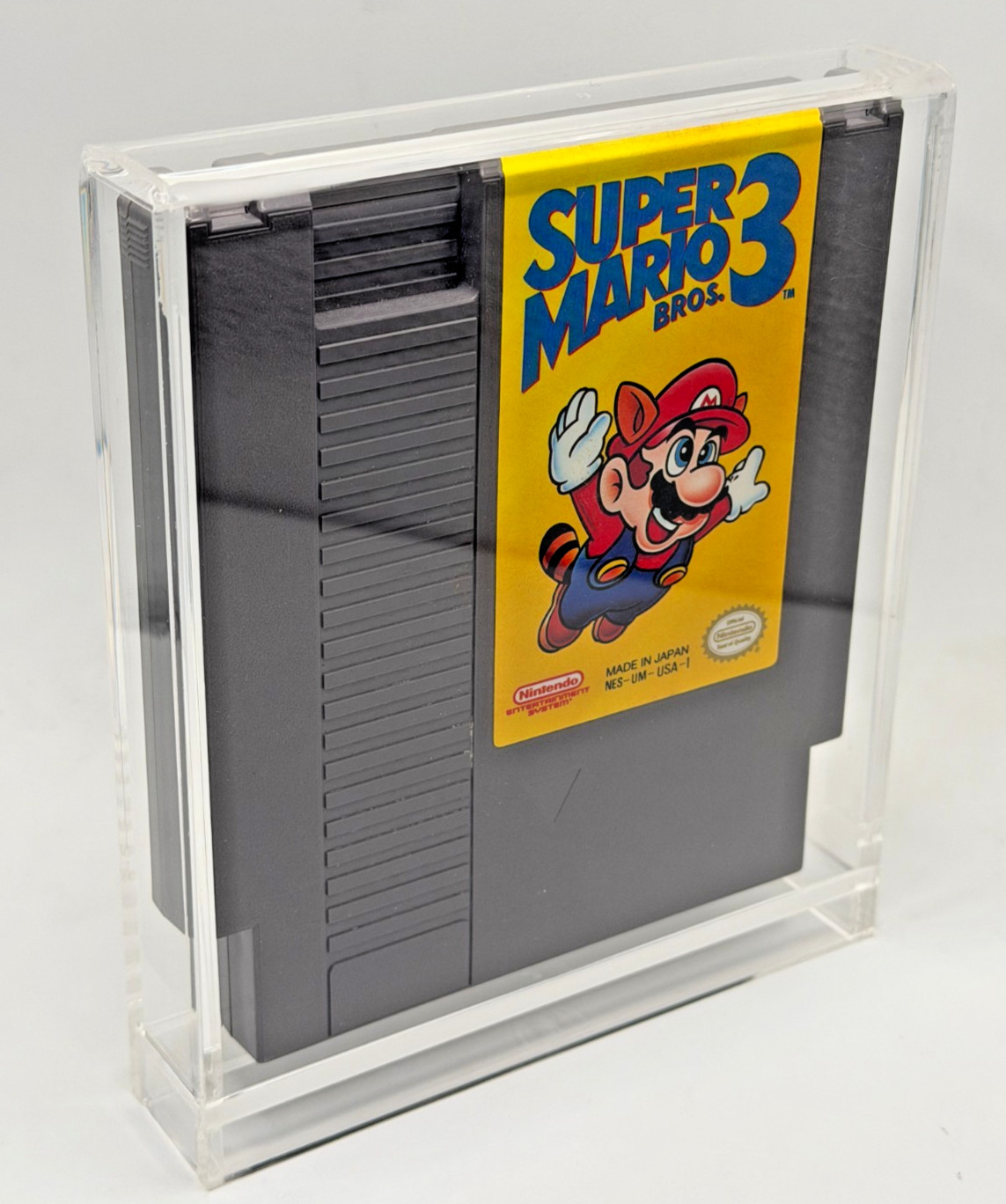 Nintendo NES Game Cartridge Premium Acrylic Display Case Protector 4mm UV