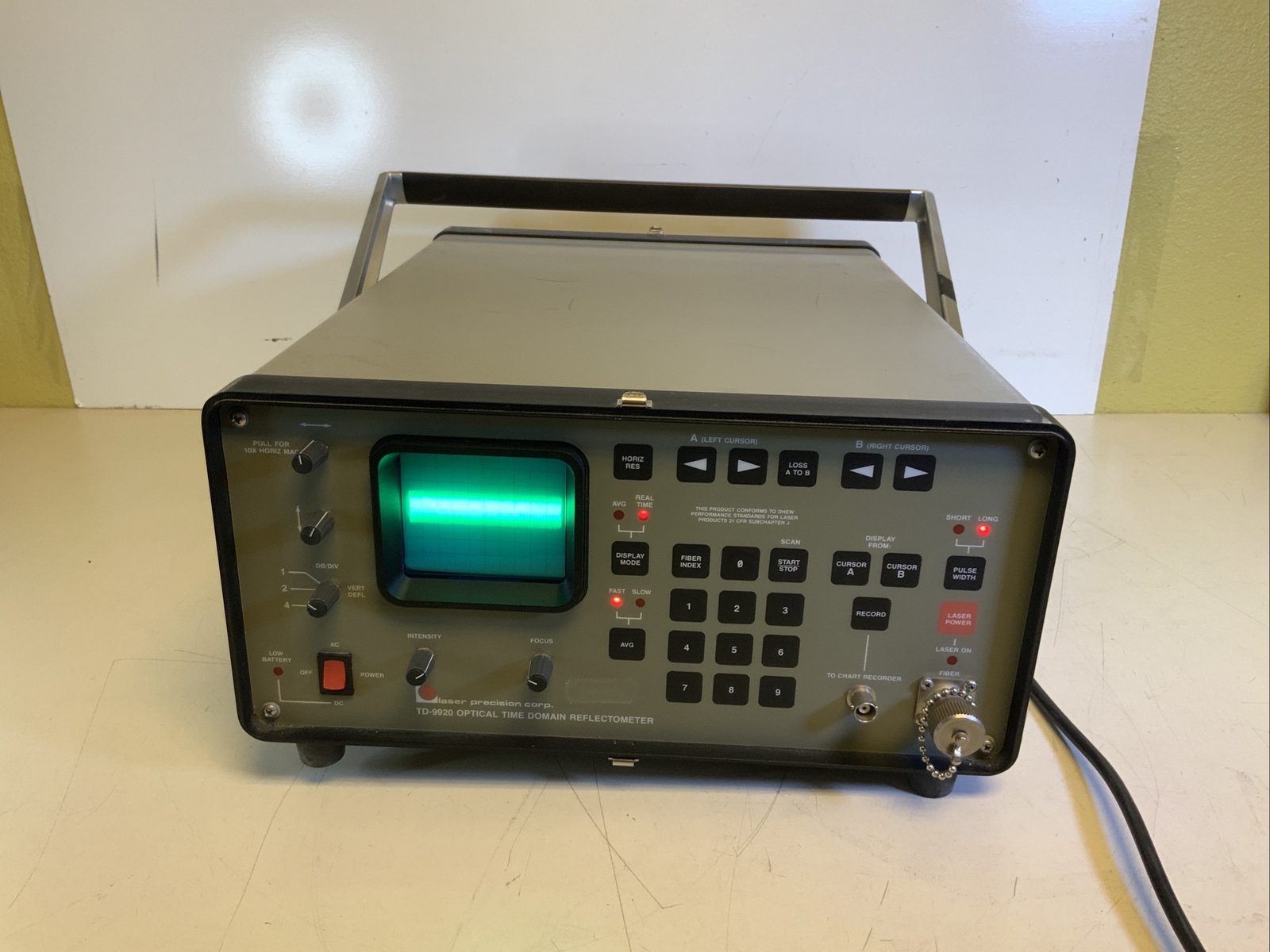 Laser Precision TD-9920 Optical Time Domain Reflectometer - AR72