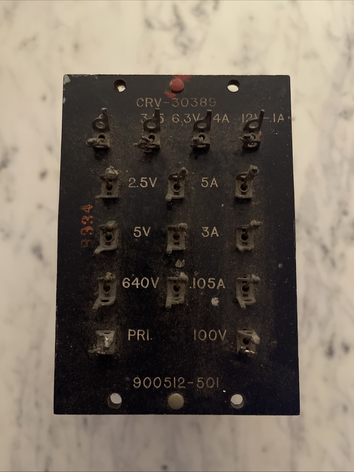 RCA Power Transformer XT-2844 CRV-30389 Vintage Tube HV Multi-Tap USA
