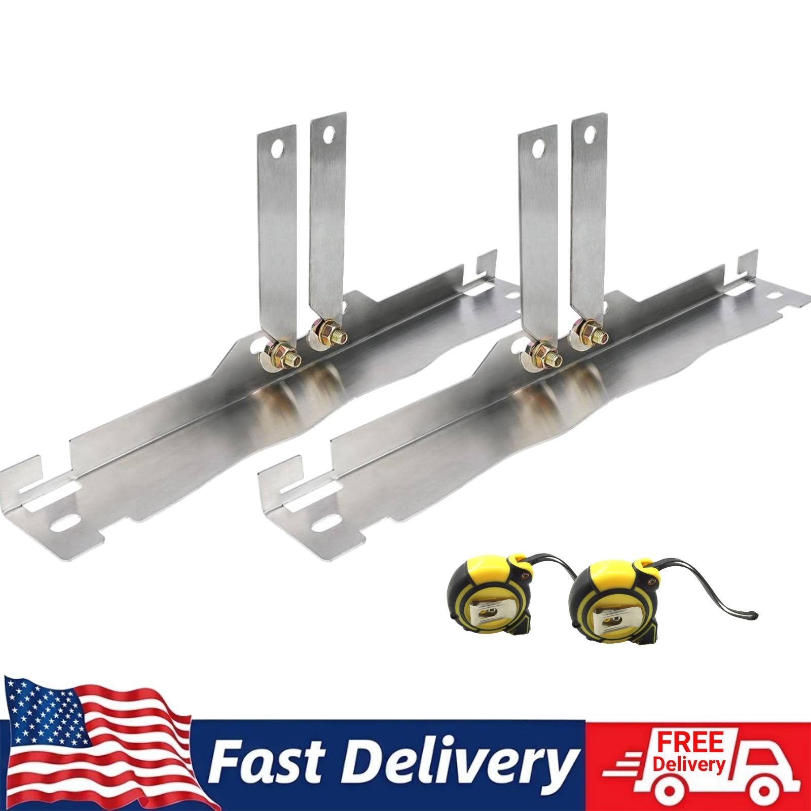 Upgraded Wheel Alignment Tool with Connection Sheet & 9.8ft/3m Tape Measures
