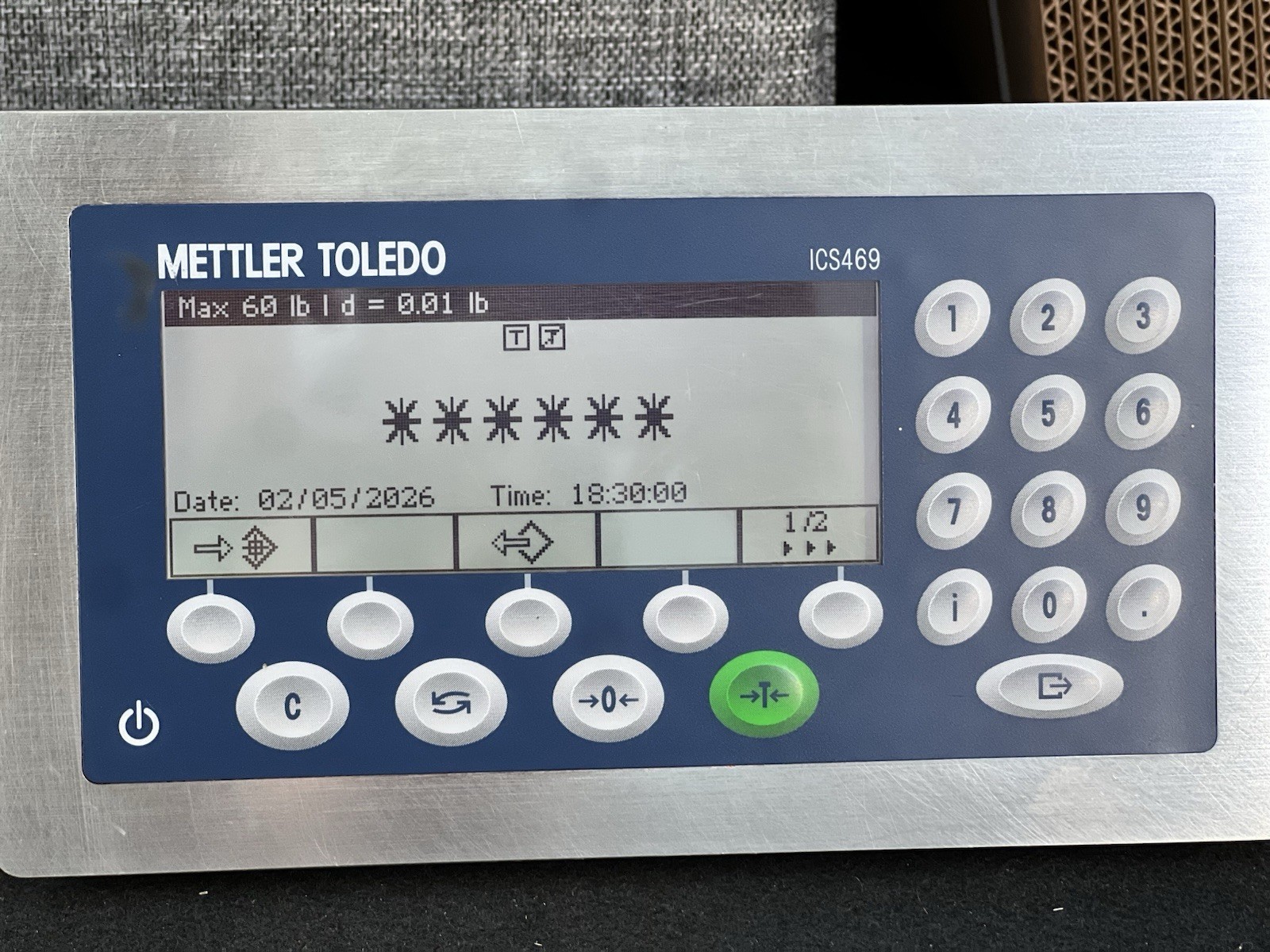 METTLER TOLEDO ICS469 Industrial Scale Indicator Stainless Checkweigher RS232