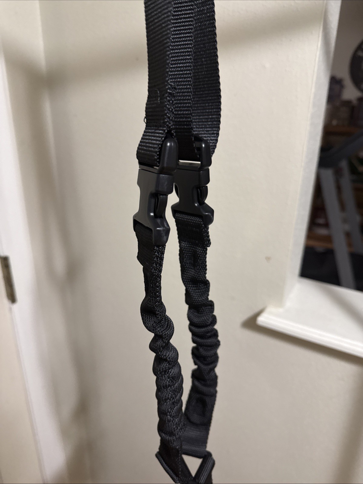 Tactical One Single Point Sling Adjustable Bungee Rifle Gun Sling Strap System