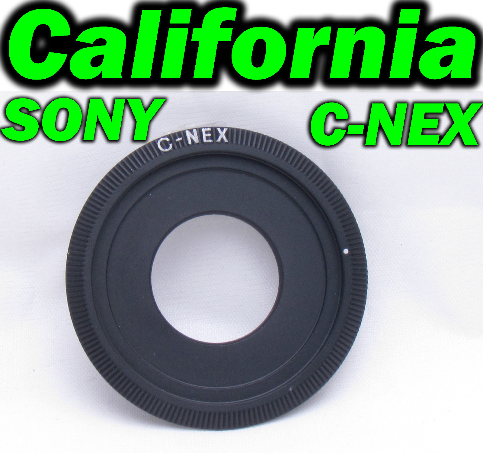 C Mount to NEX Lens Sony NEX3 NEX-5N NEX-C3 NEX5 NEX7 NEX-VG10 20 Adapter E Ring