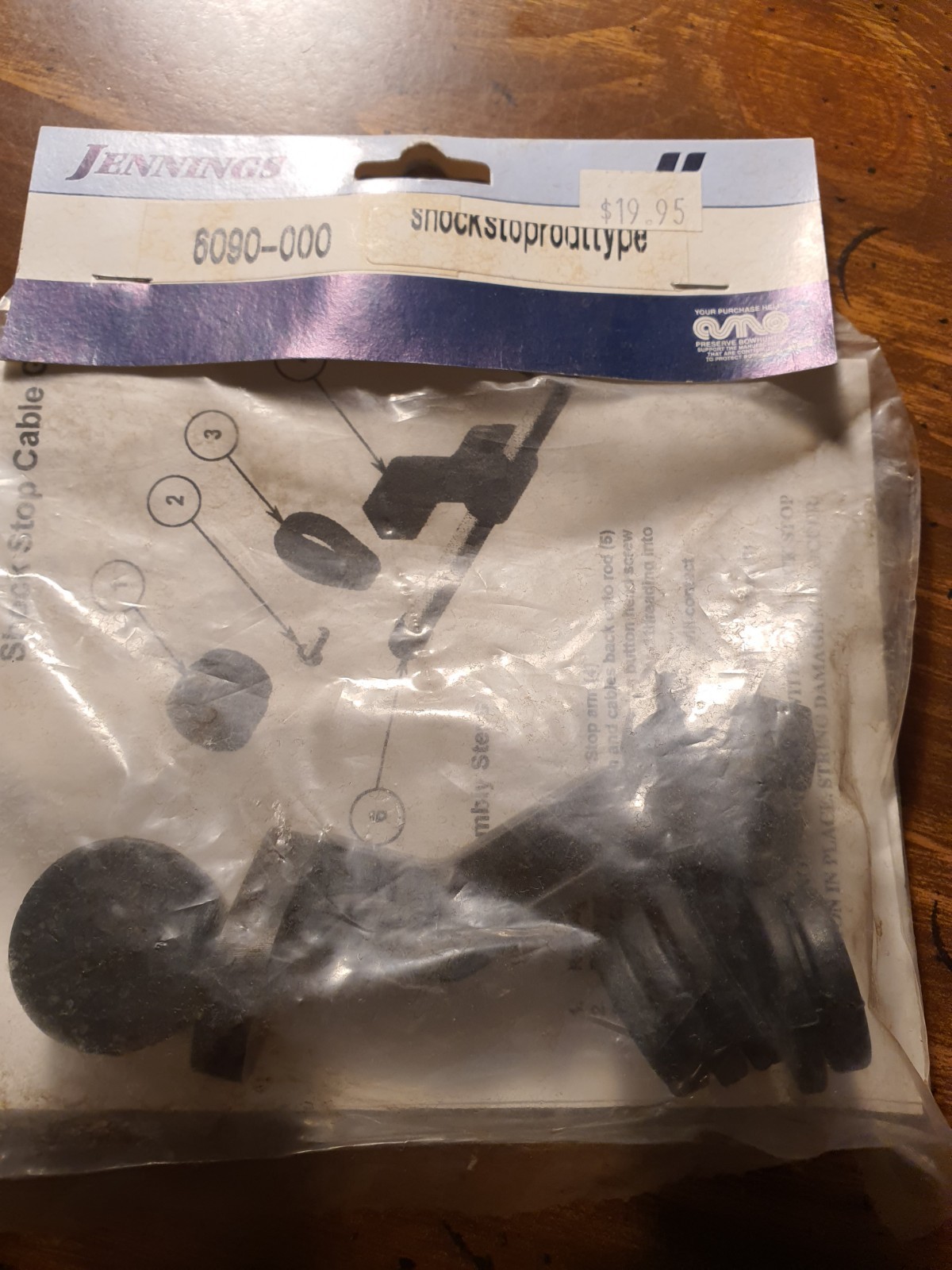 Jennings Archery Shock Stop Cable  Guard Rod Assembly