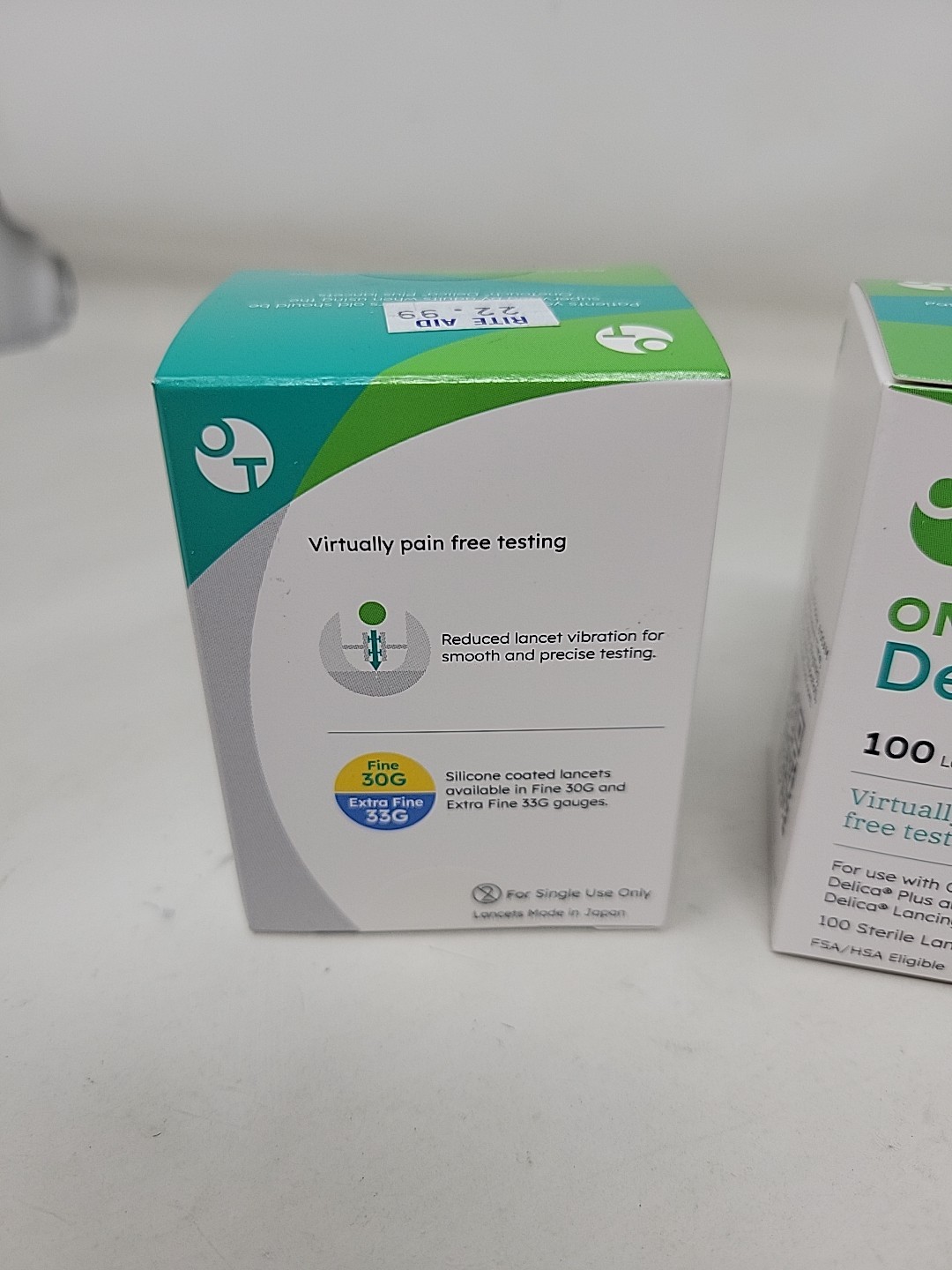 400 One Touch Delica Plus 30G Lancets - EXP 2029