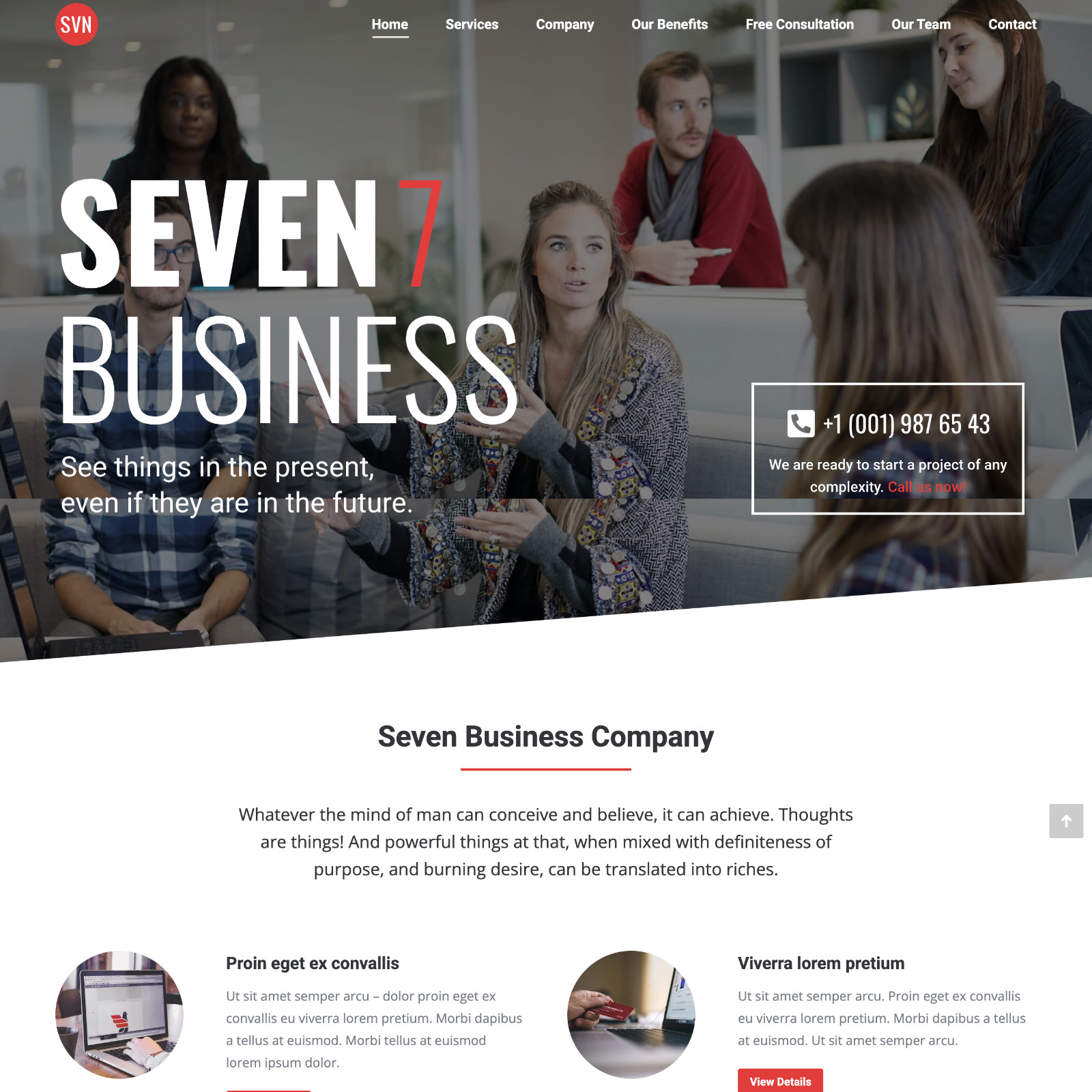 Business Company Website Design with Free VPS Web Hosting and Installation