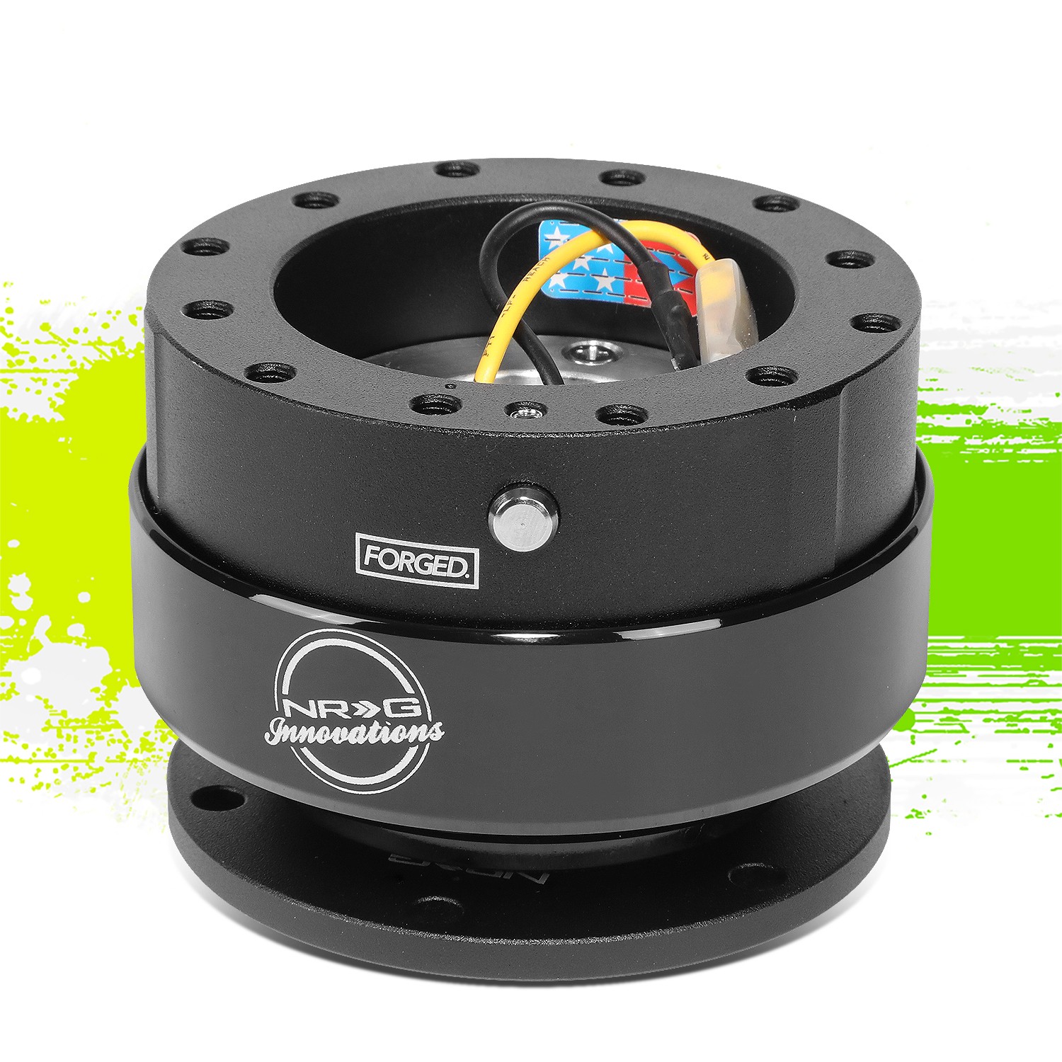 NRG Innovations SRK-200BK-TI Steering Wheel GEN 2.0 Quick Release Adaptor Black