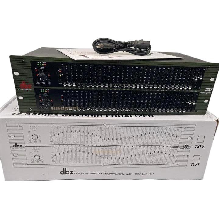 dbx 1231 Dual Ch 31-Band Graphic Equalizer with 6 or 15 dB Switchable Boost/Cut