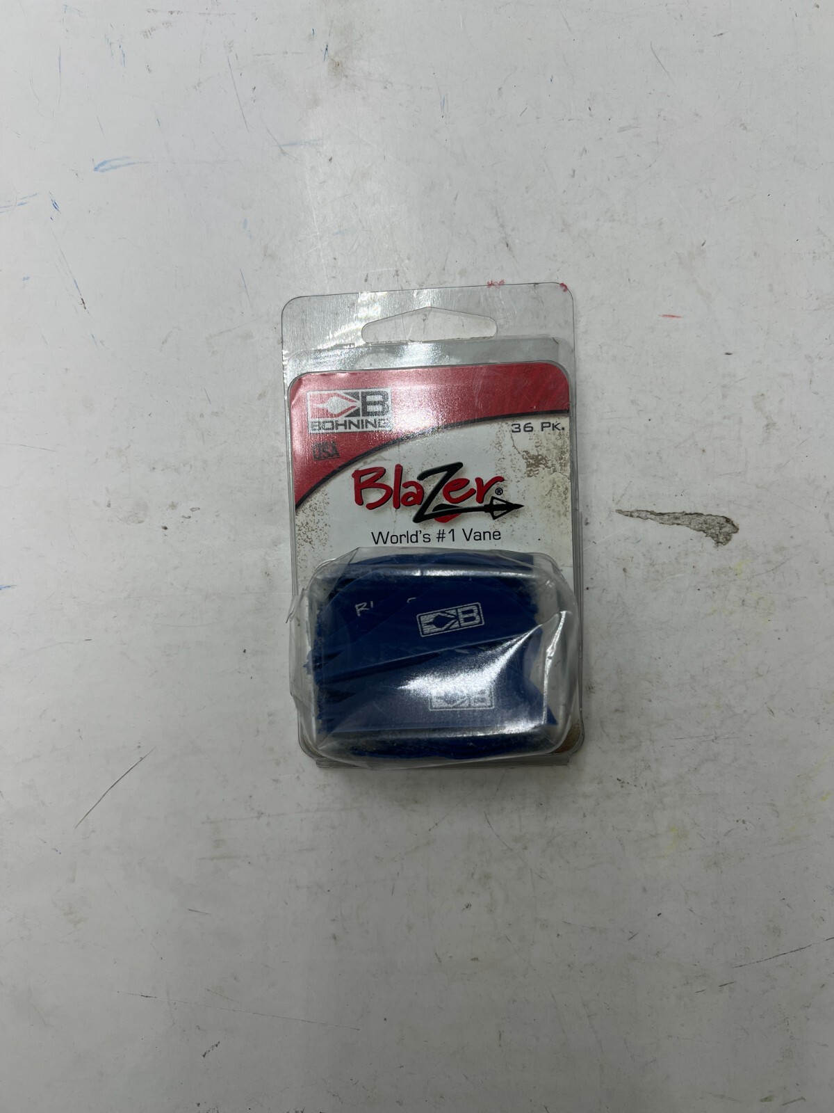 (pack of 36) Bohning  Blazer Vanes Satin Blue #121