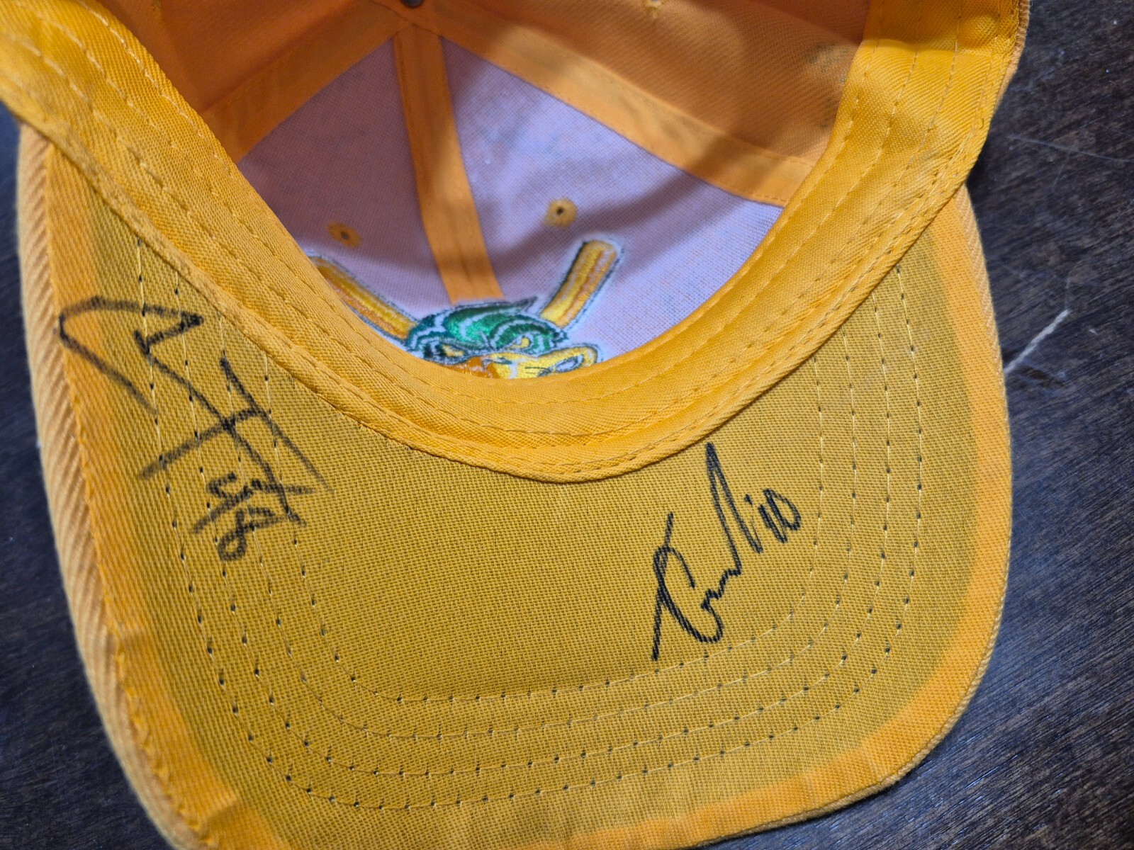 Madison Mallards signed hat 21 autographs