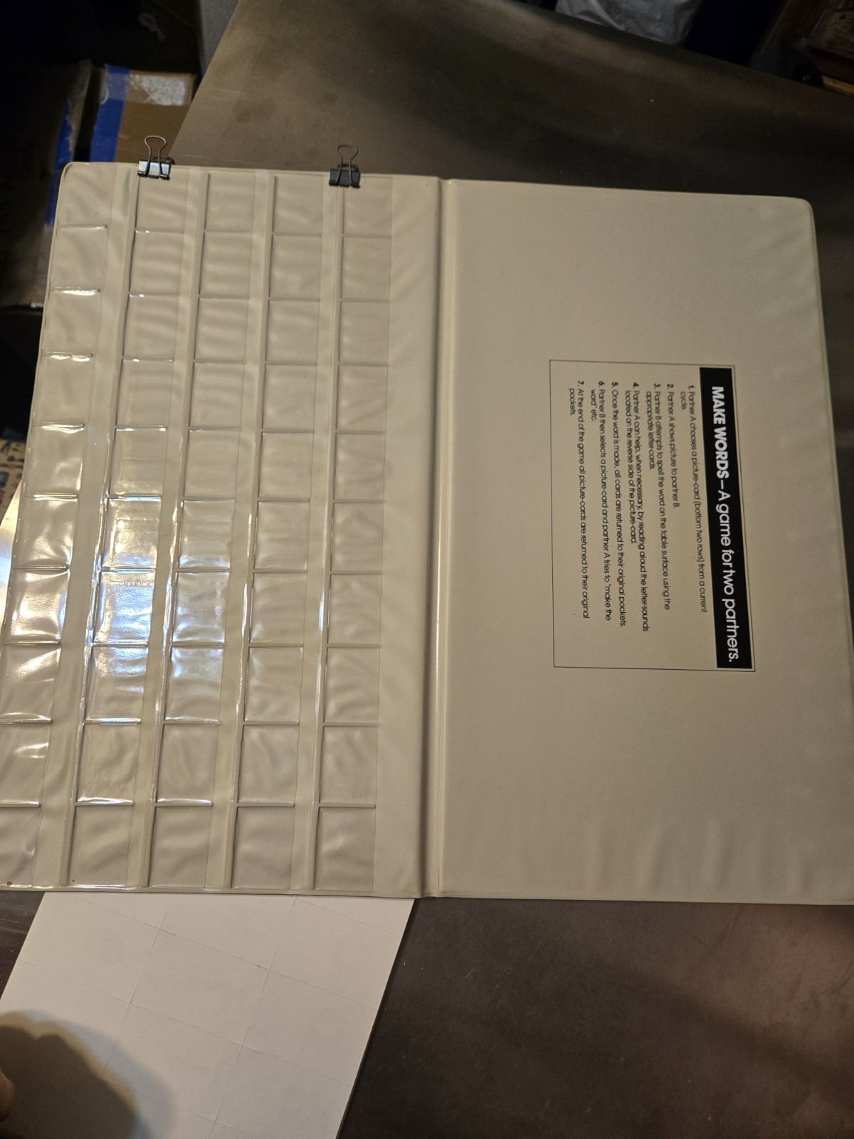 Make Words Game" component of the IBM Writing to Read System (1982)