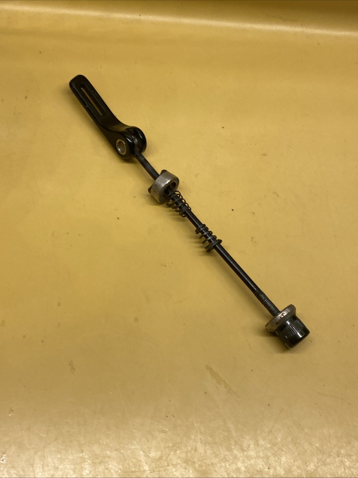Black Cannodale Coda Front 100mm Steel Spindle Quick Release Skewer