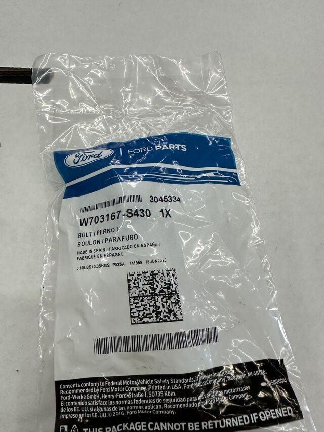 Genuine Ford Bolt W703167-S430