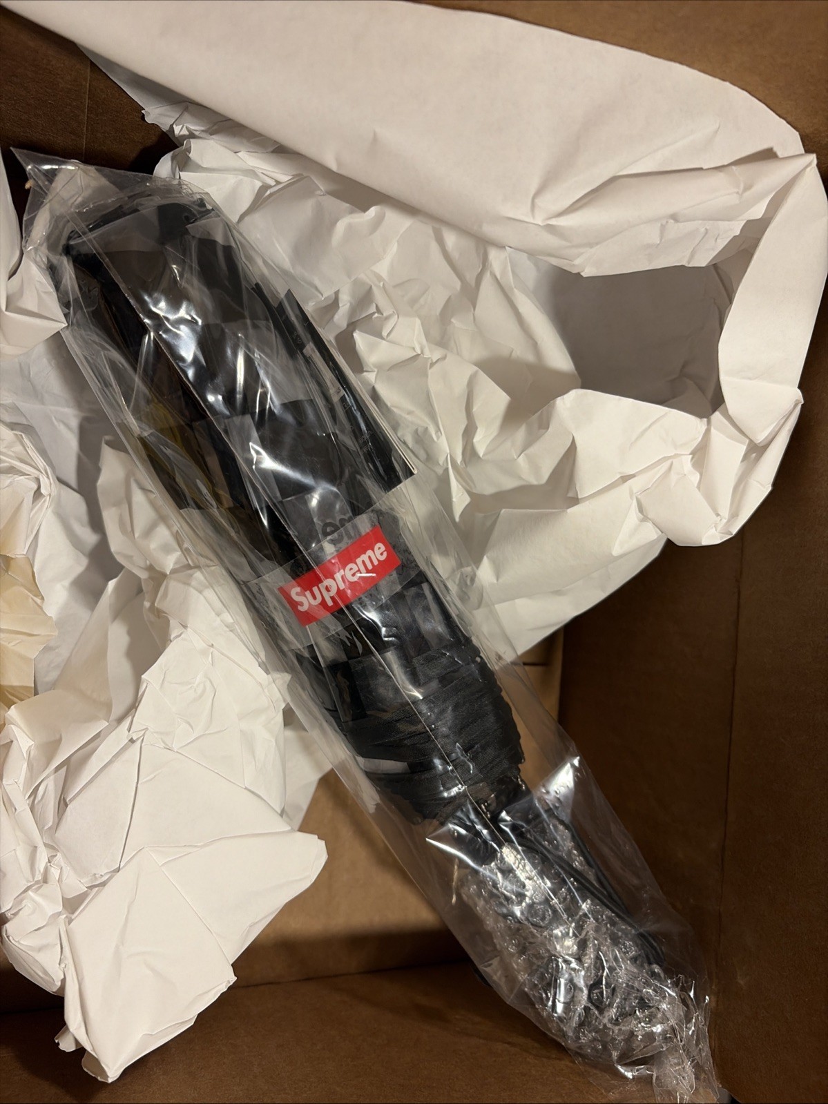 Supreme Shedrain Transparent Umbrella Spring Summer 2020 Black One Size