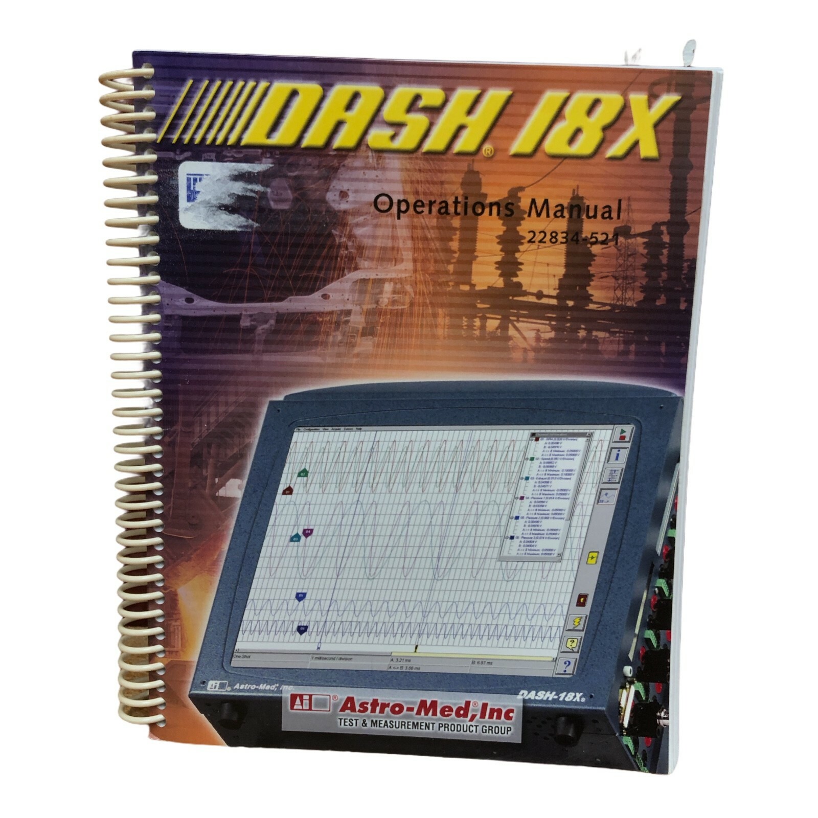 ASTRO-MED DASH 18X OPERATIONS MANUAL