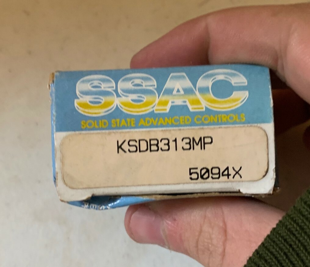 SSAC KSDB313MP SOLID STATE TIMER 24VDC 1A TIME DELAY 3 SECONDS NEW IN BOX