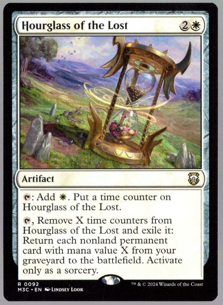 Hourglass of the Lost 0092 Rare Non Foil Modern Horizons 3 MTG Near Mint