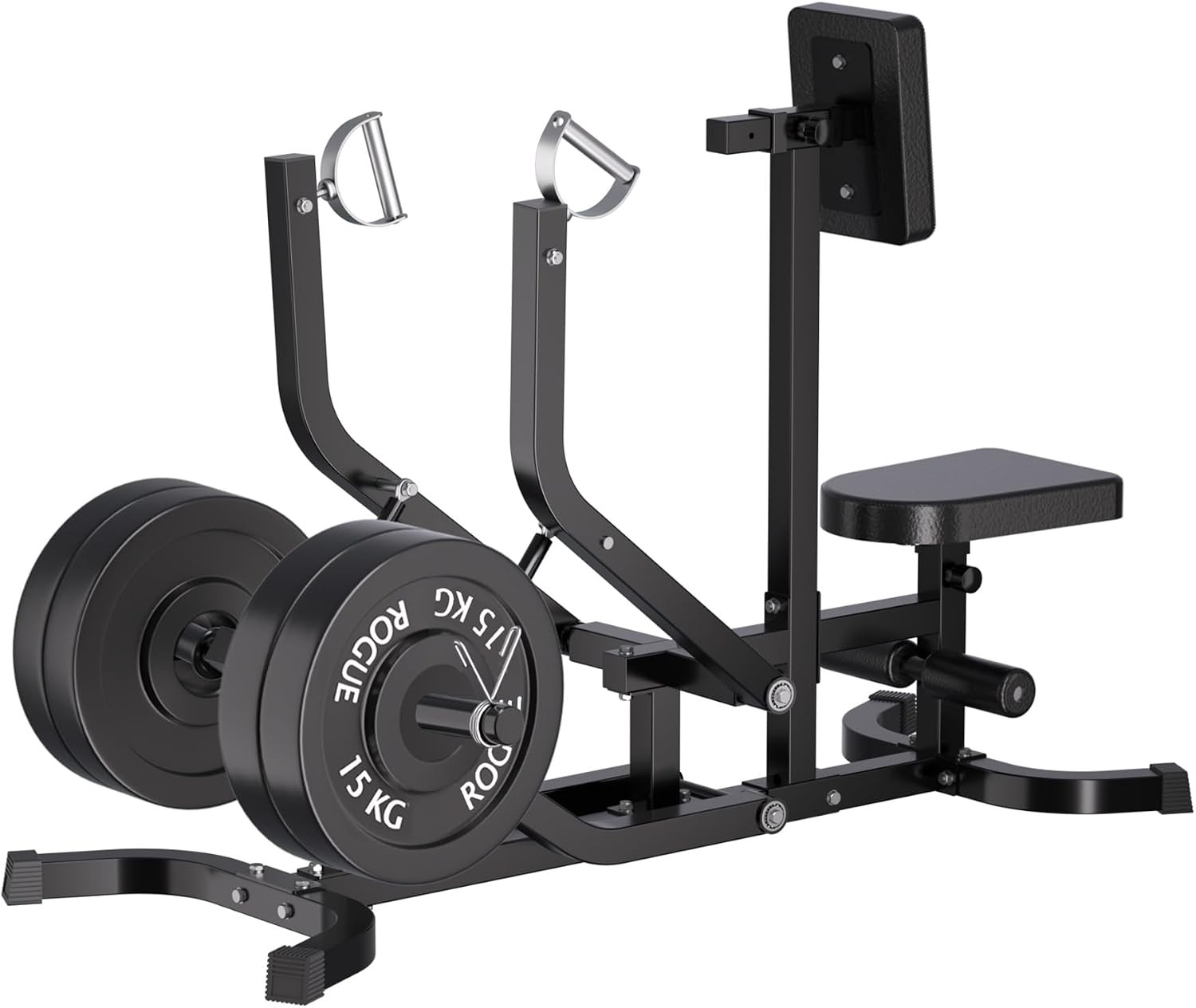 Seated Row Machine Plate Loaded 400LB Independent Arms Back Exercise Workout