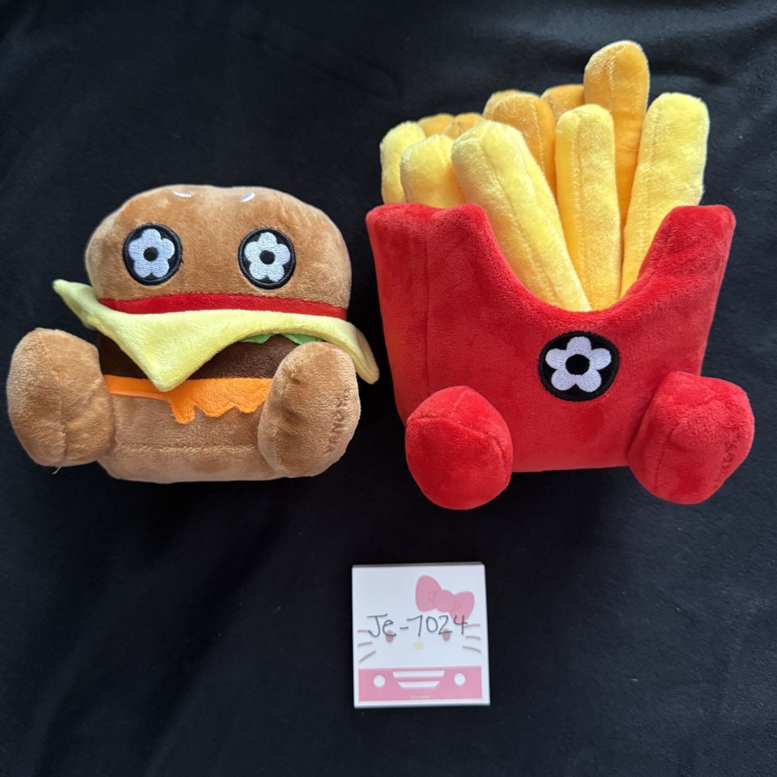 Vandy The Pink Original Vandy Plush Burger Fries Toy