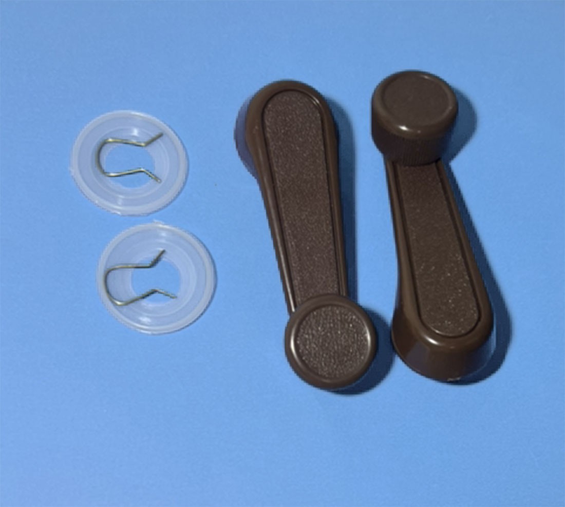 2X Brown Windows Crank Handle Fits Toyota Land Cruiser FJ40 FJ43 FJ45 BJ40 HJ45