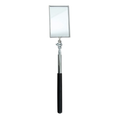 Telescoping Inspection Mirror, Rectangular, 2-1/8 in W x 3-1/2 in L, 11-3/8 in L