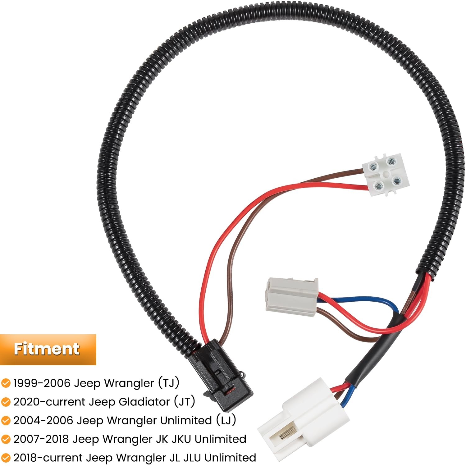 12 Volt Power Adapter for 2018-2020 2021 2022 2023 2024 2025 Jeep Wrangler JL...
