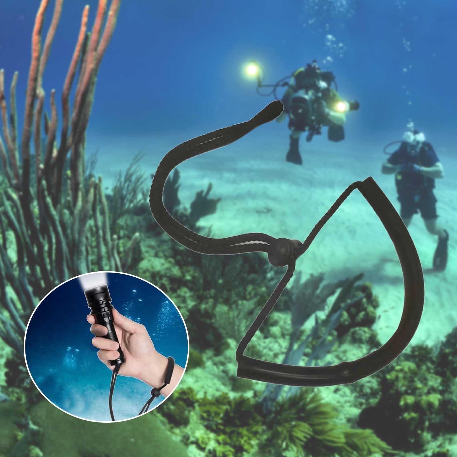 Scuba Diving Torch Wrist Strap Dive Light Lanyard Adjustable Hand Wrist Strap