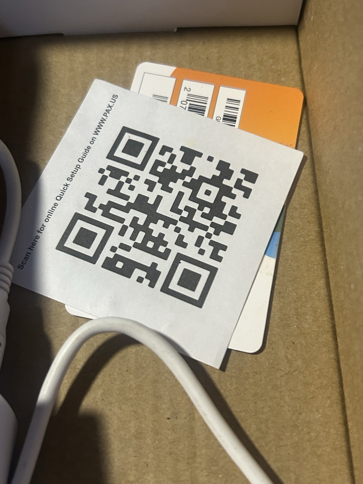 PAX A920 5" Touchscreen Thermal Printer Dual Camera Mobile Payment Terminal.