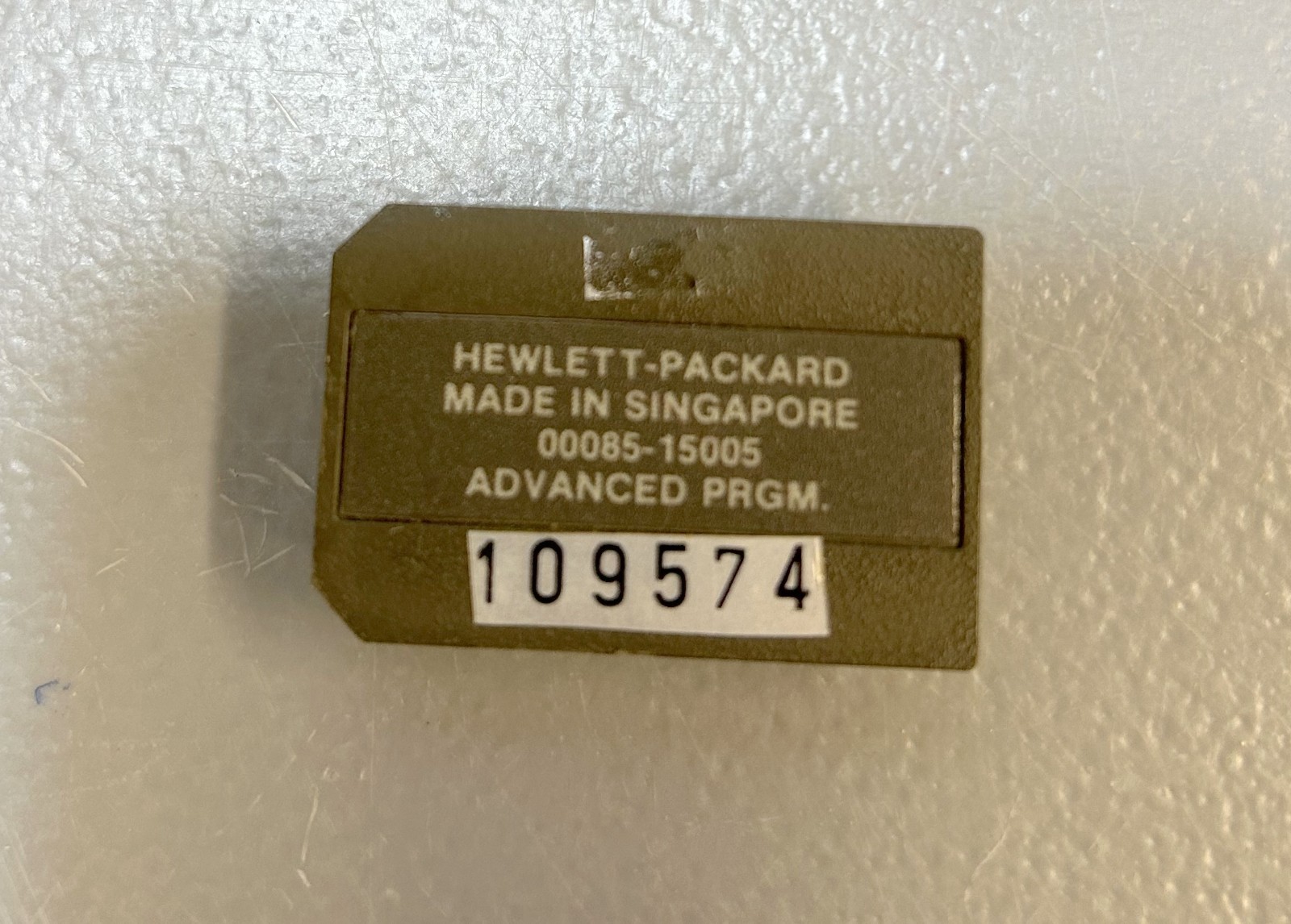 Hewlett Packard Advanced Programming ROM 00085-15005