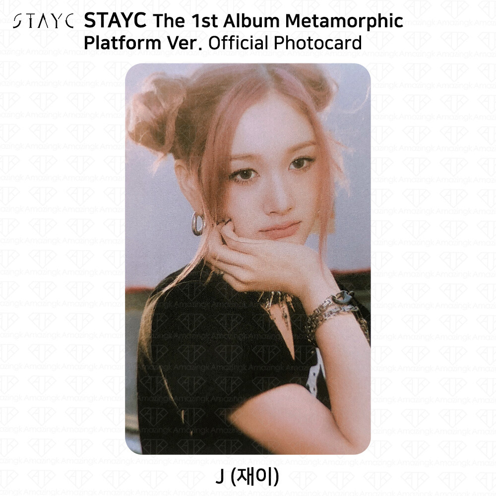 StayC The 1st Album Metamorphic Platform Ver Official Selfie Photocard QR Card