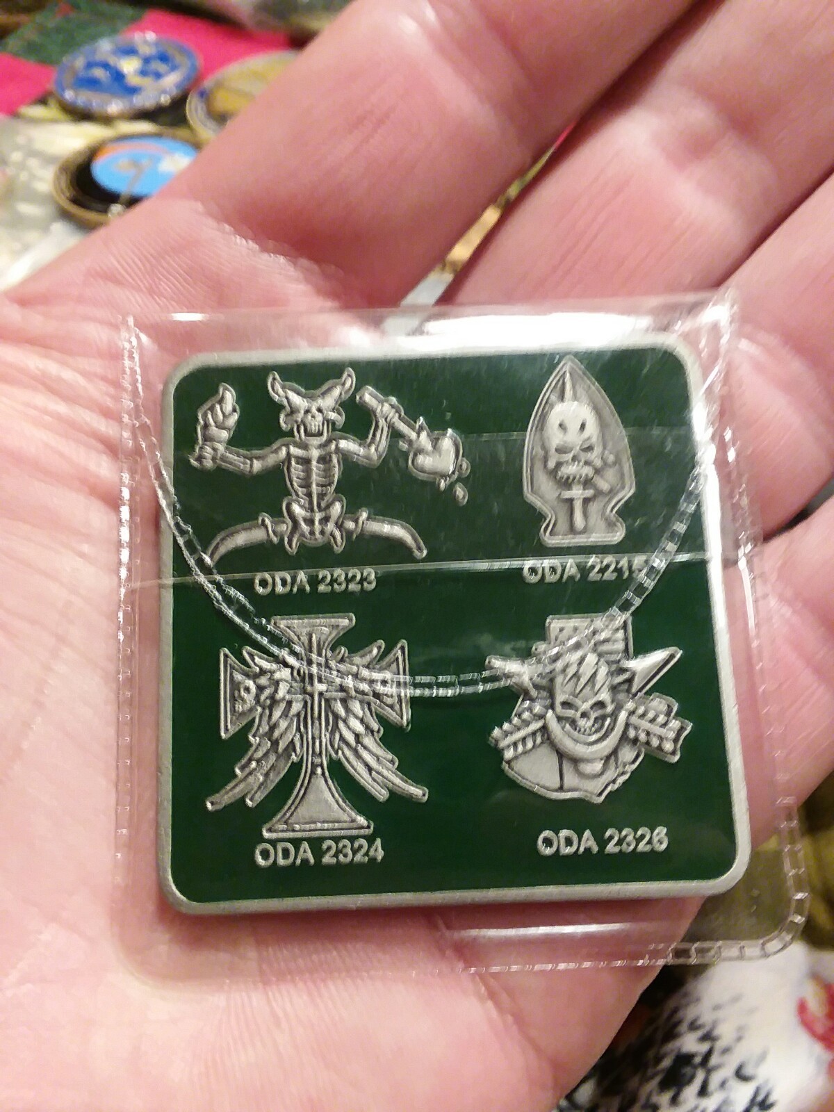 REAL AOB 2320 OEF CCA Special Forces Challenge Coin ODA 2323 2215 2324 2326
