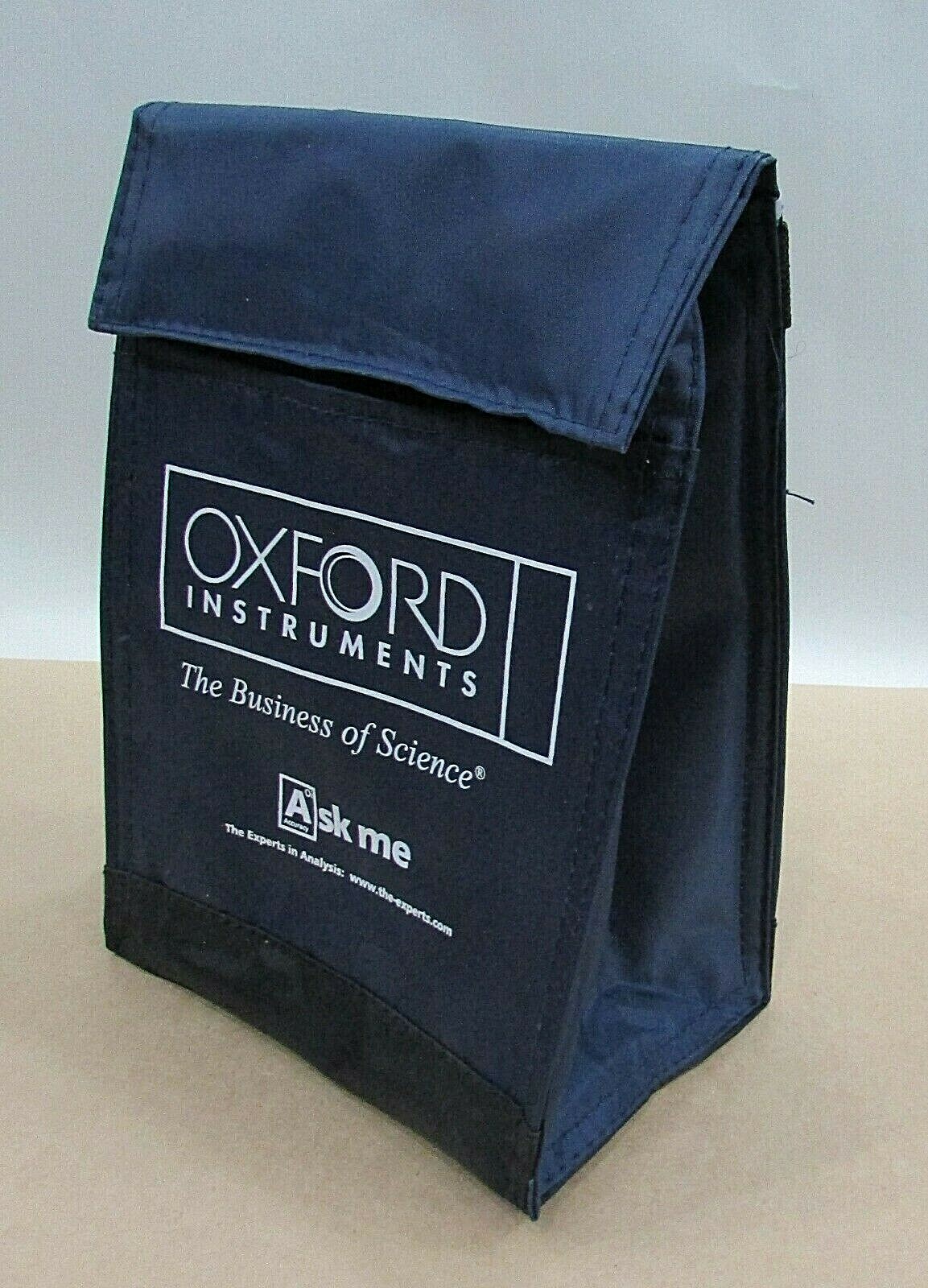 Oxford Instruments The Business of Science Ask Me Nylon Small Tote Bag FREE S/H