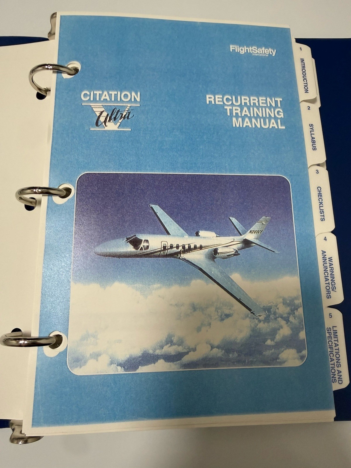 FlightSafety Citation V Ultra Recurrent Training Manual