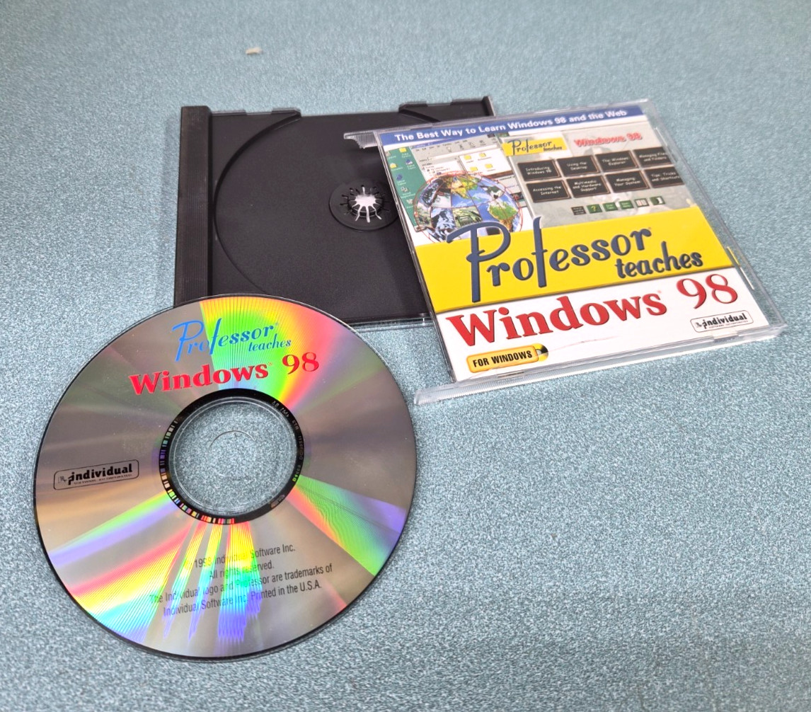 Microsoft Office 97 Pro Netscape Running Windows 98 CD Professor Teaches Lot