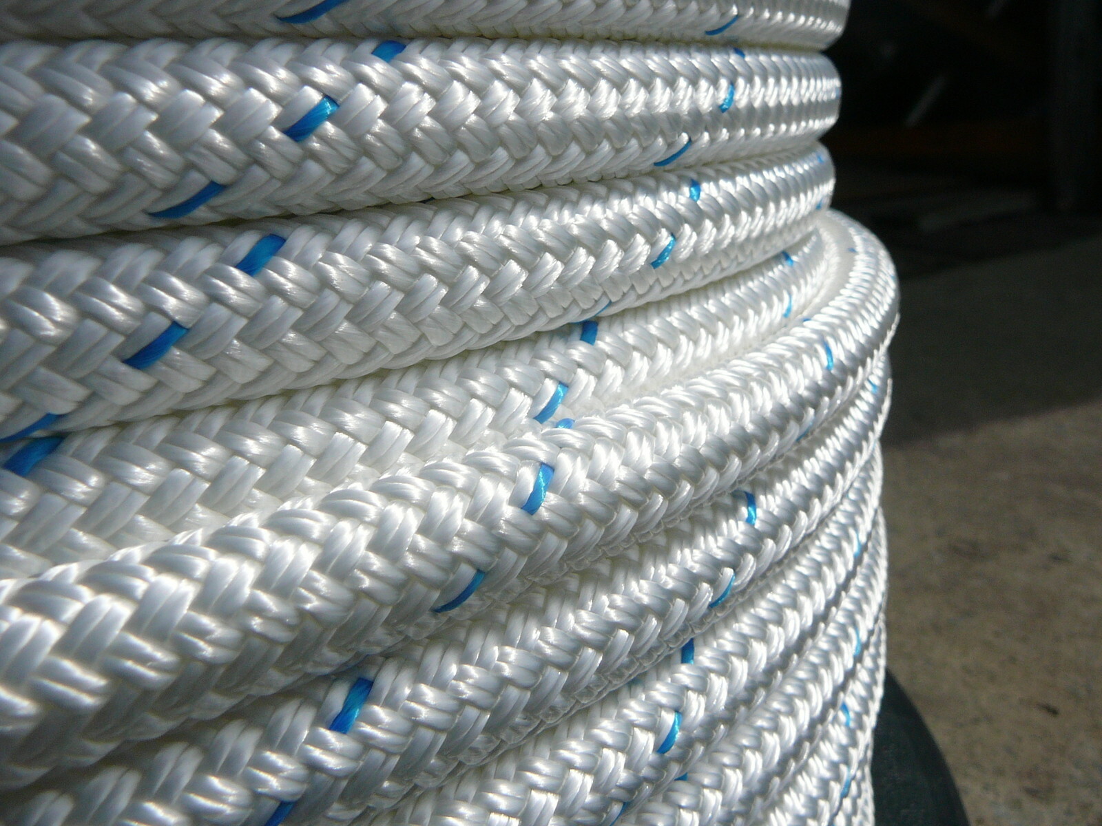 NovaBlue 1/2" X 100' Double Braid Dacron Stable Braid Rigging, Winch, Bull Line