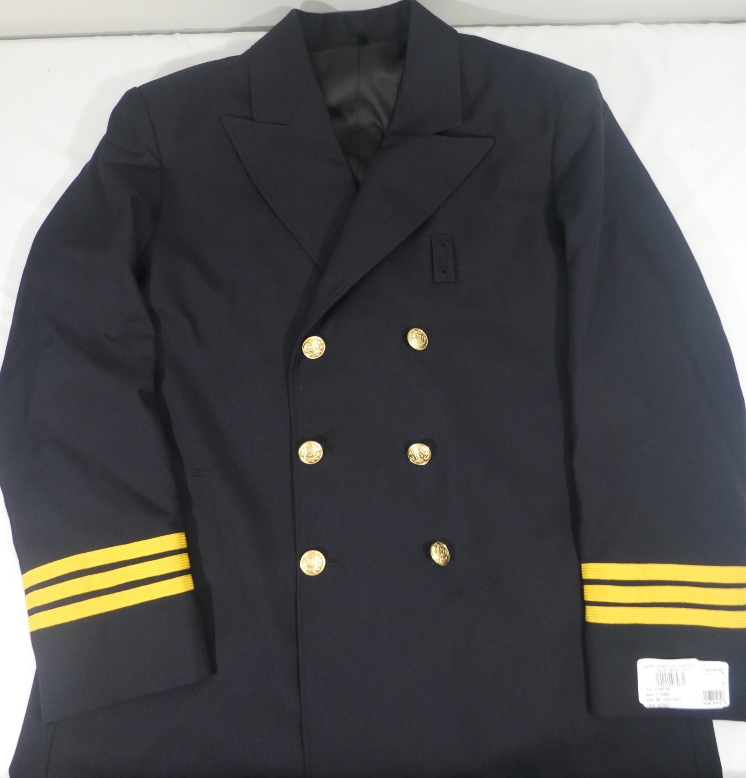 FLYING CROSS 34892 LEGEND MEN'S 42 REGULAR DOUBLE BREASTED DRESS COAT BRASS FD