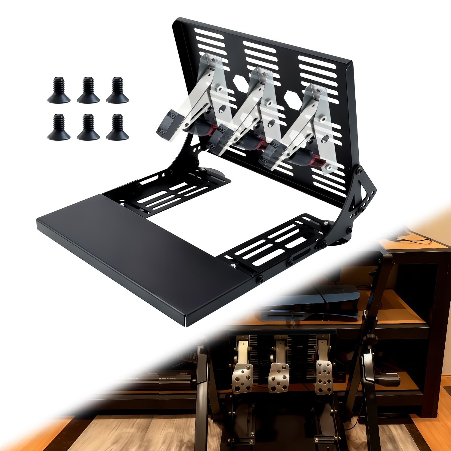 Moroayop Sim Racing Inverted Pedals Kit Upgrade for Logitech G923 G920 G29
