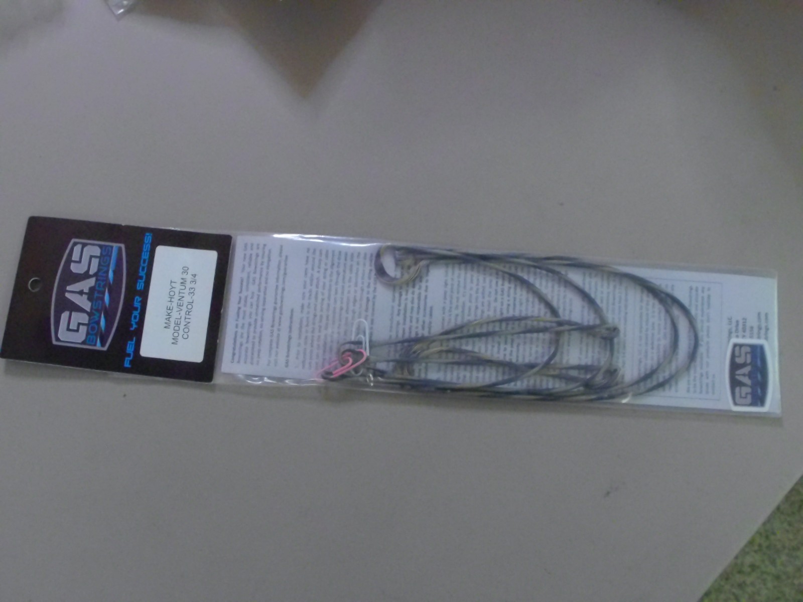 Gas Bowstrings Hoyt/ Model VENTUM 30/ control 33 3/4