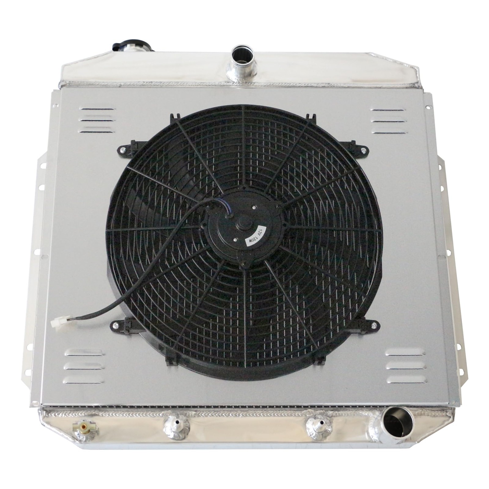 Aluminum Radiator with Shroud Fan for 1953-1956 F100 250 350 #8356