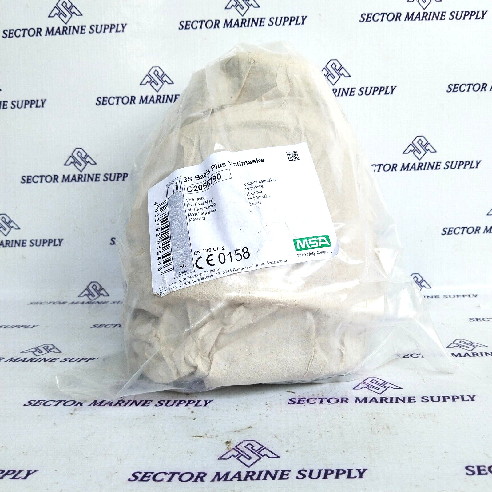 MSA D2055790/10097995 Full Face Mask 3S Basis Plus With Combination Filter