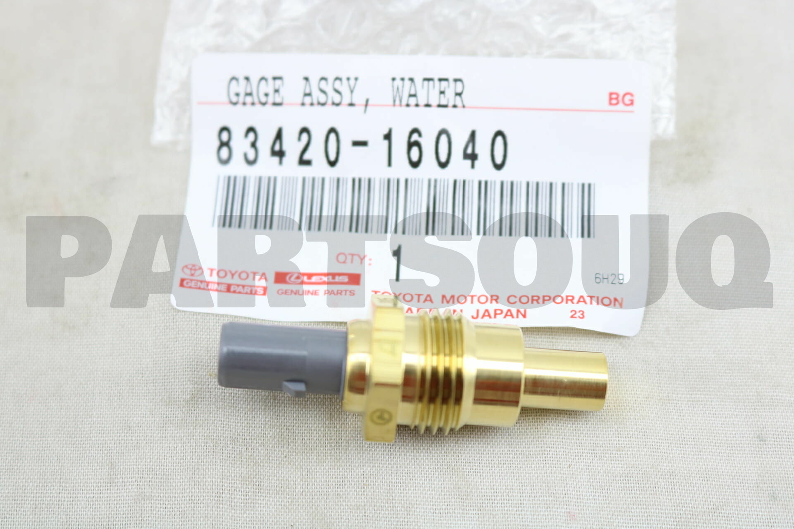 8342016040 Genuine Toyota GAGE ASSY, OIL TEMPERATURE SENDER 83420-16040