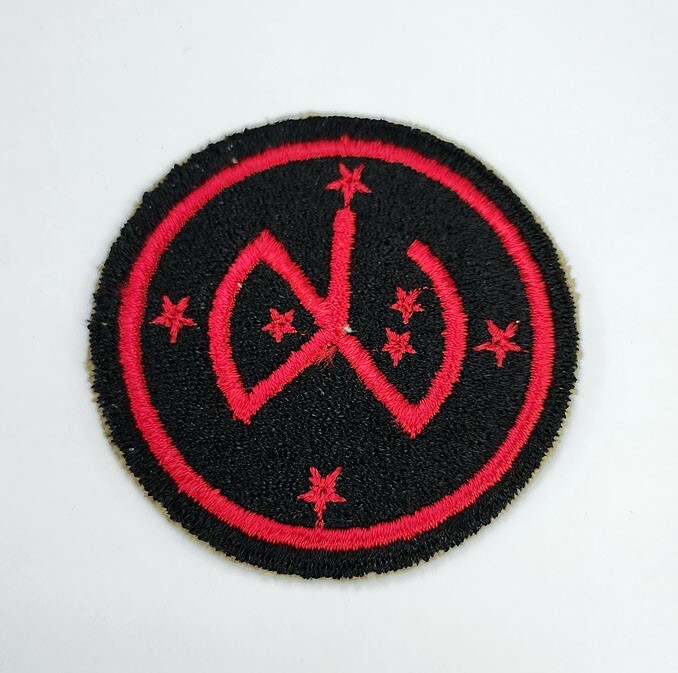 Original WWII US Army 27th Division Patch No Glow Cut Edge