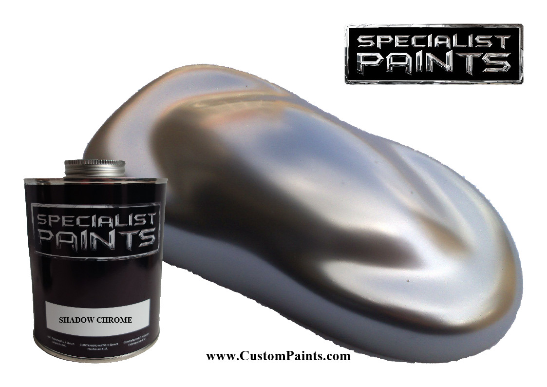 Quart of - Shadow Chrome - (SOLVENT), CUSTOM PAINT, Motorcycle, Automotive