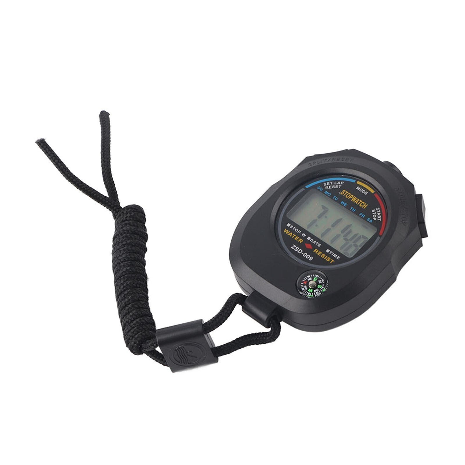 2 PCS Multifunctional Handheld Digital LCD Stopwatch Timer for Sports/Running