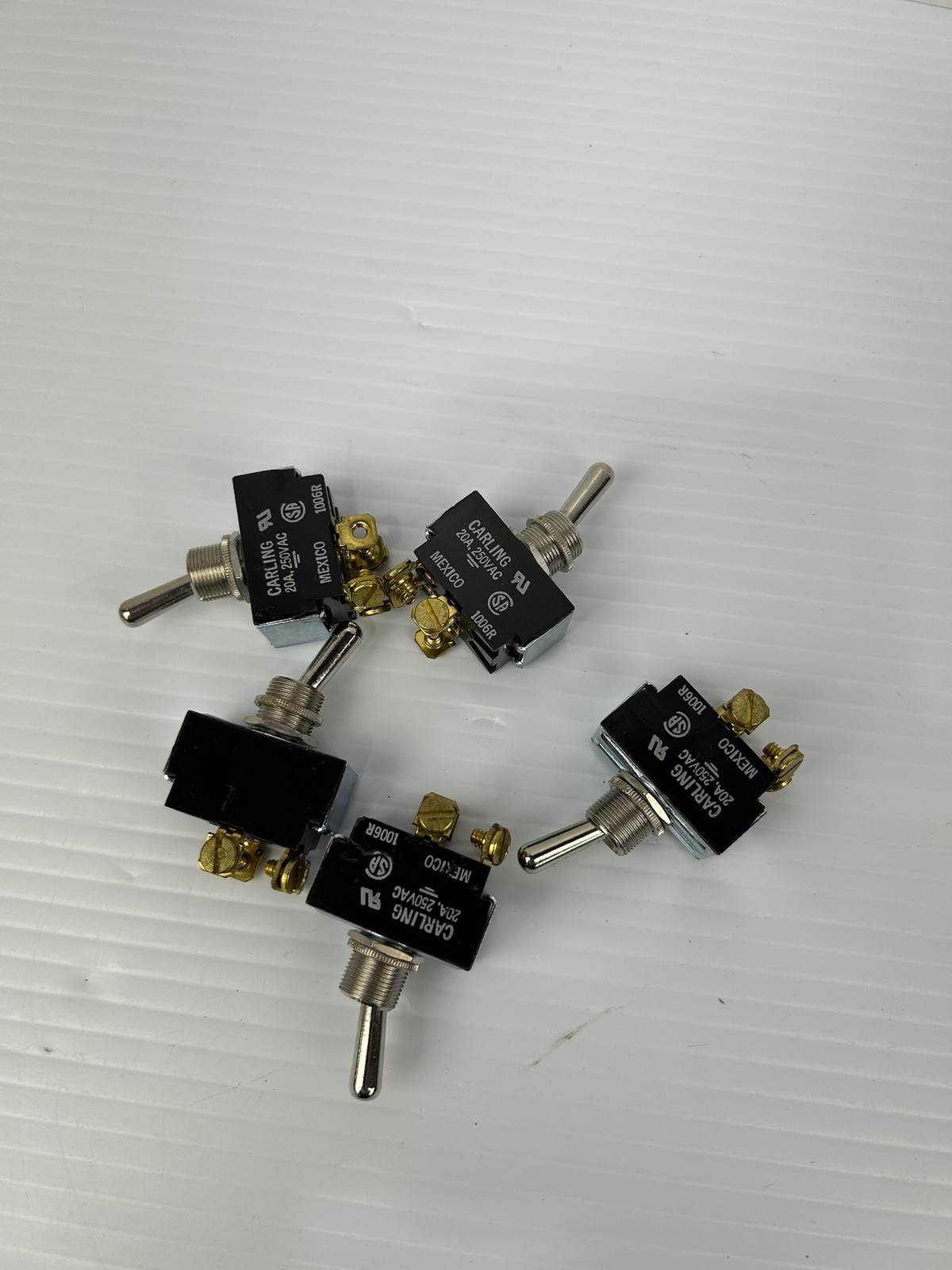Carling 1006R Switch 20A 250VAC - Lot of 5